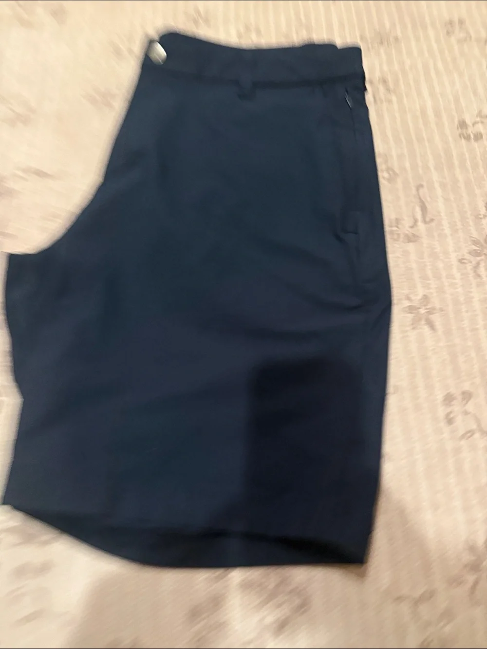 lululemon athletica Men's Dark Navy Flat-Front Performance Shorts
